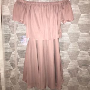 Pink Off the Shoulder ASOS Dress
